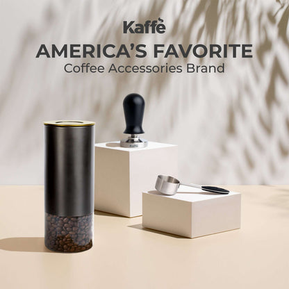 Kaffe 16oz Round Glass & Stainless Steel Storage Container