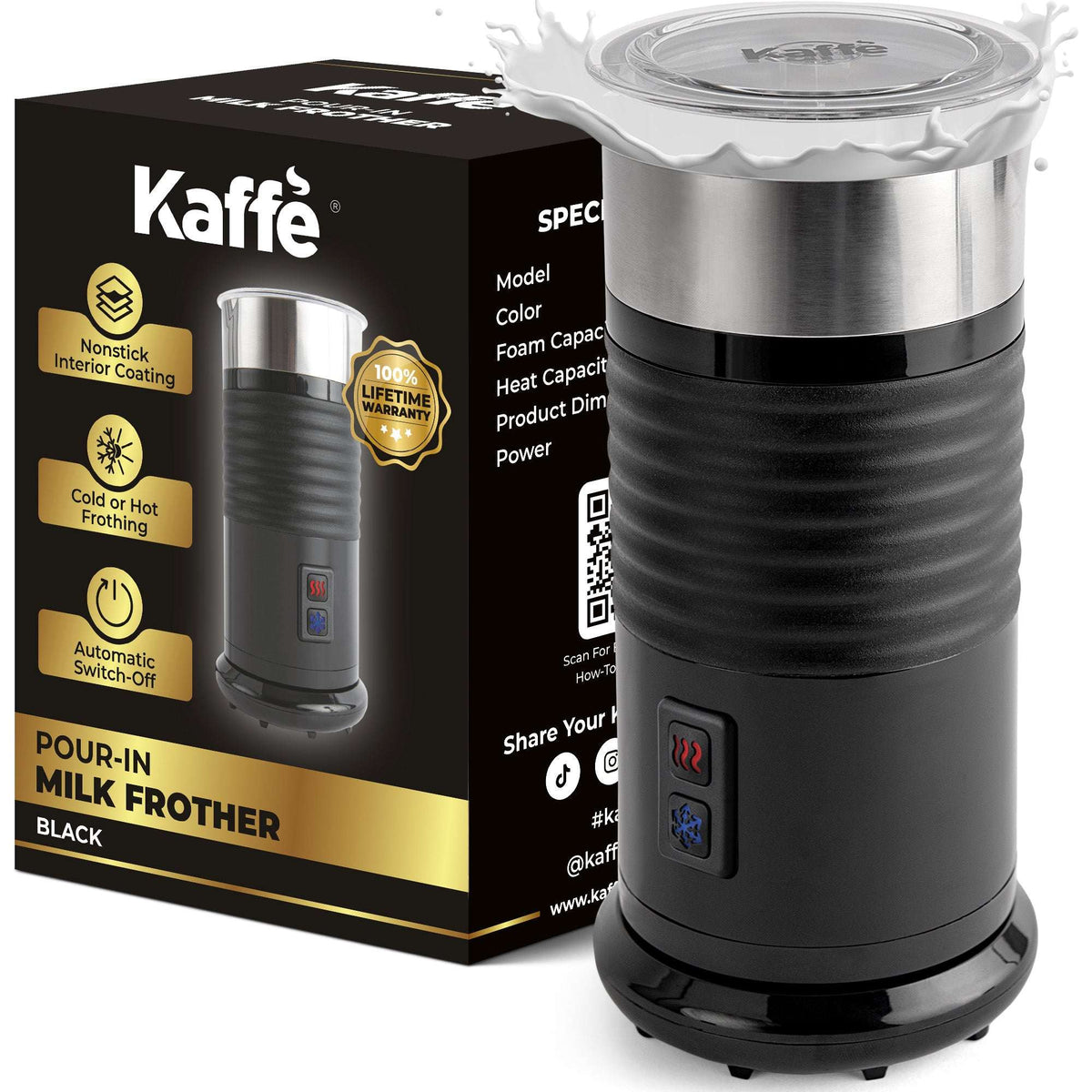 Milk Frother - Hot & Cold Foam KF6061