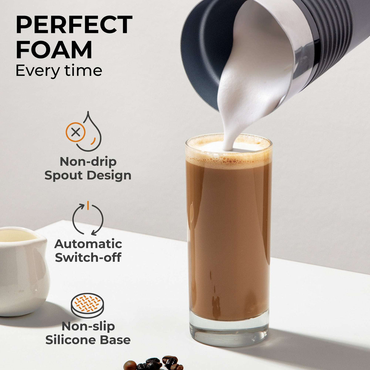 Milk Frother - Hot & Cold Foam KF6061