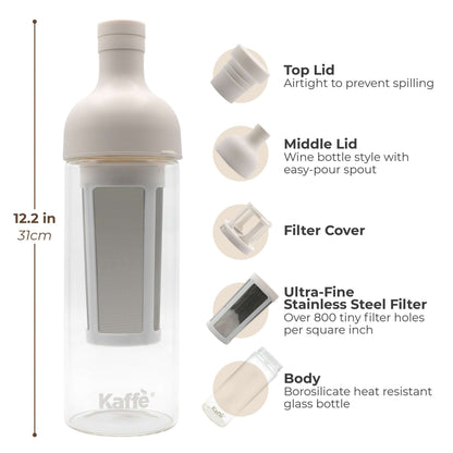 Kaffe Cold Brew Coffee Maker - 34oz Glass Pitcher KF9040