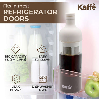 Kaffe Cold Brew Coffee Maker - 34oz Glass Pitcher KF9040