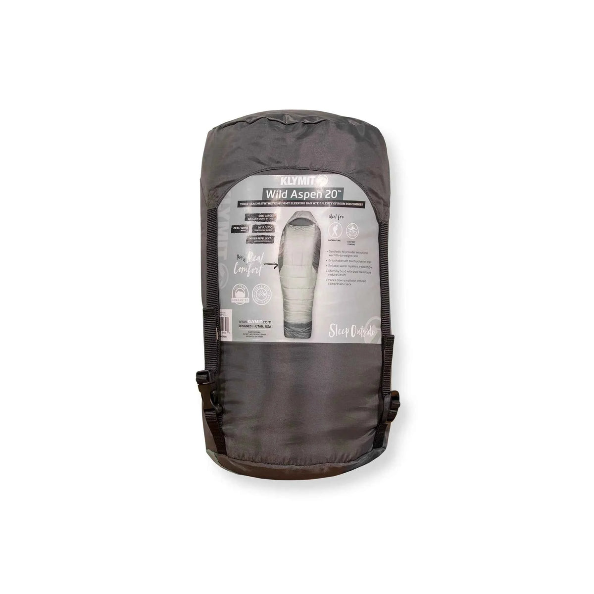 Klymit Wild Aspen 20 Sleeping Bag Large - Chinois Green