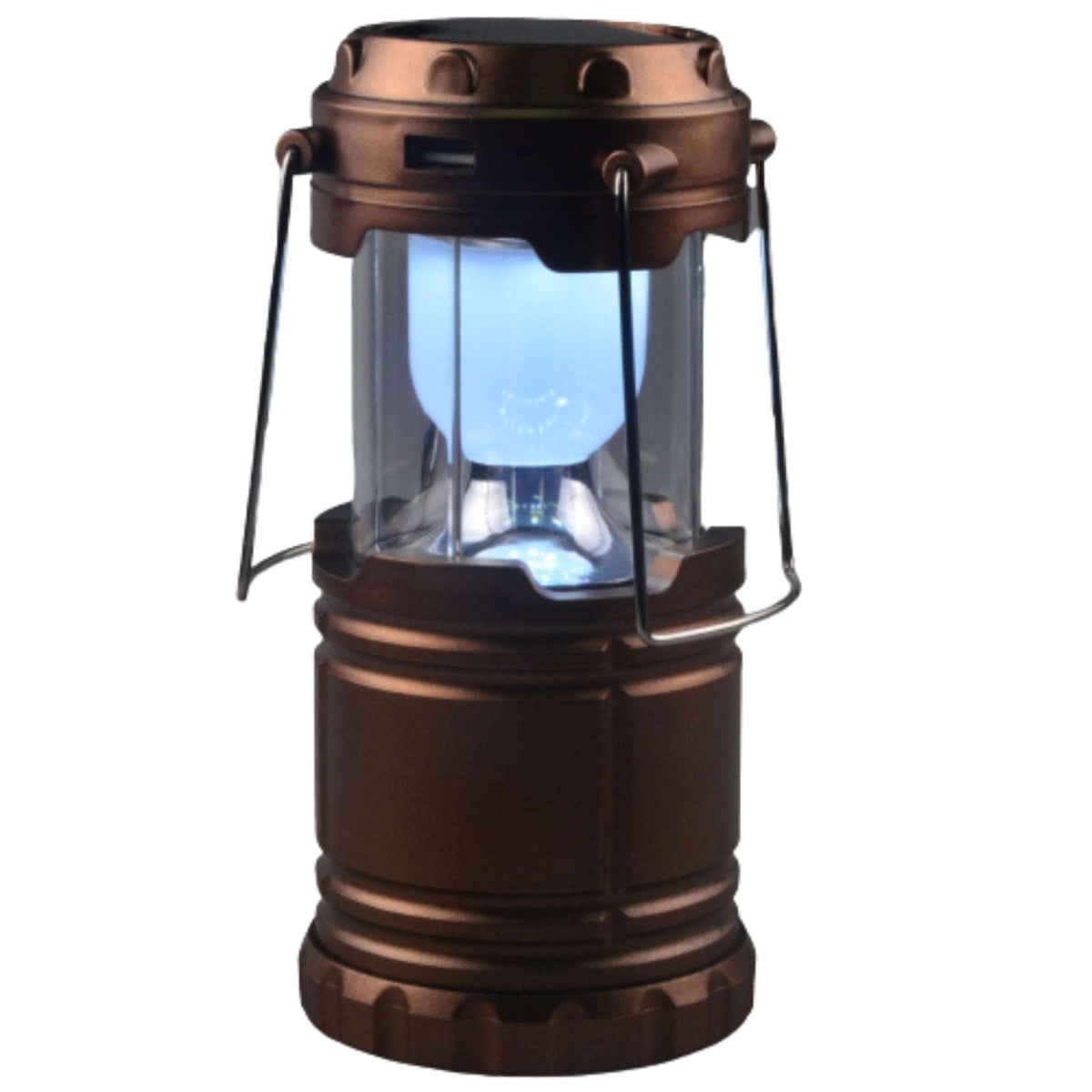 Quake Kits Collapsible Solar Lantern - Rechargeable LED Camping Light