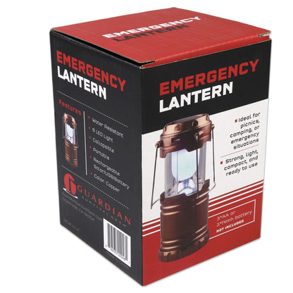 Quake Kits Collapsible Solar Lantern - Rechargeable LED Camping Light