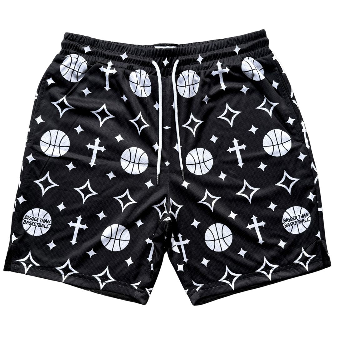 Bigger Than Basketball - Crossover - Shorts - Black | Youth & Adult - Niksstuff