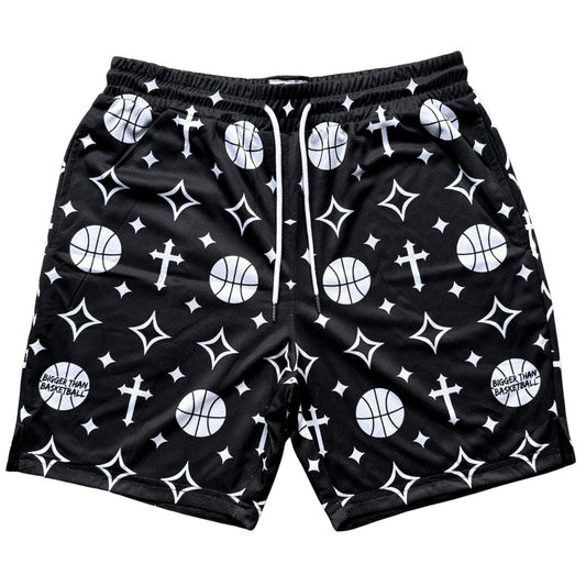 Bigger Than Basketball - Crossover - Shorts - Black | Youth & Adult - Niksstuff