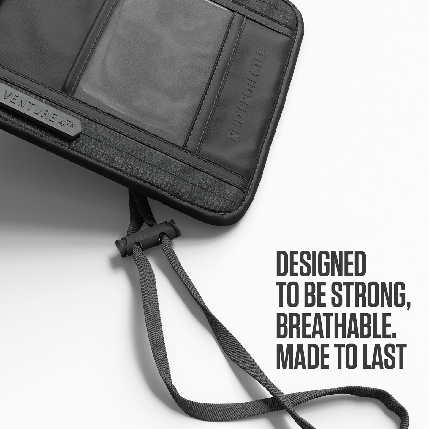 VENTURE 4TH Travel Neck Pouch | RFID Blocking | 210D Ripstop Nylon | 8 Colors - Niksstuff