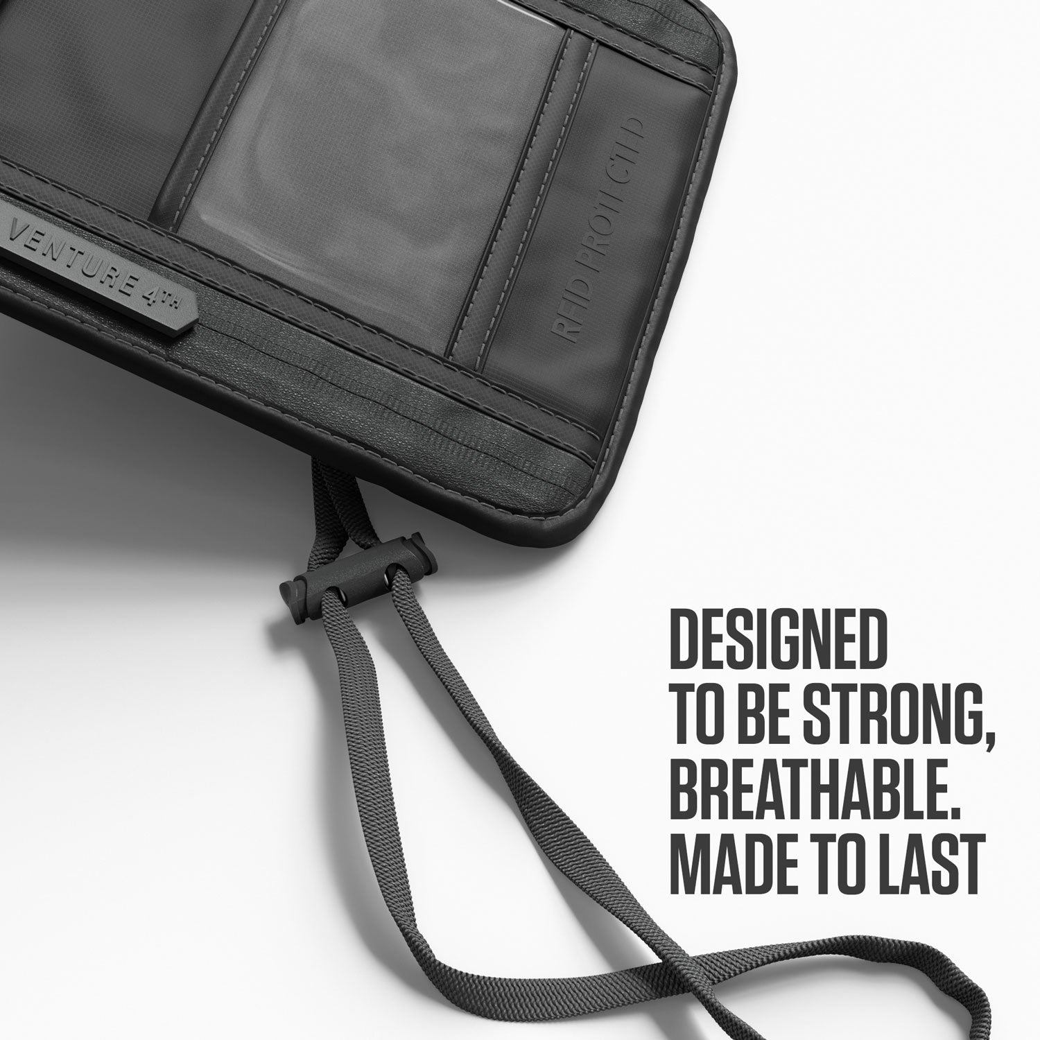 VENTURE 4TH Travel Neck Pouch | RFID Blocking | 210D Ripstop Nylon | 8 Colors - Niksstuff