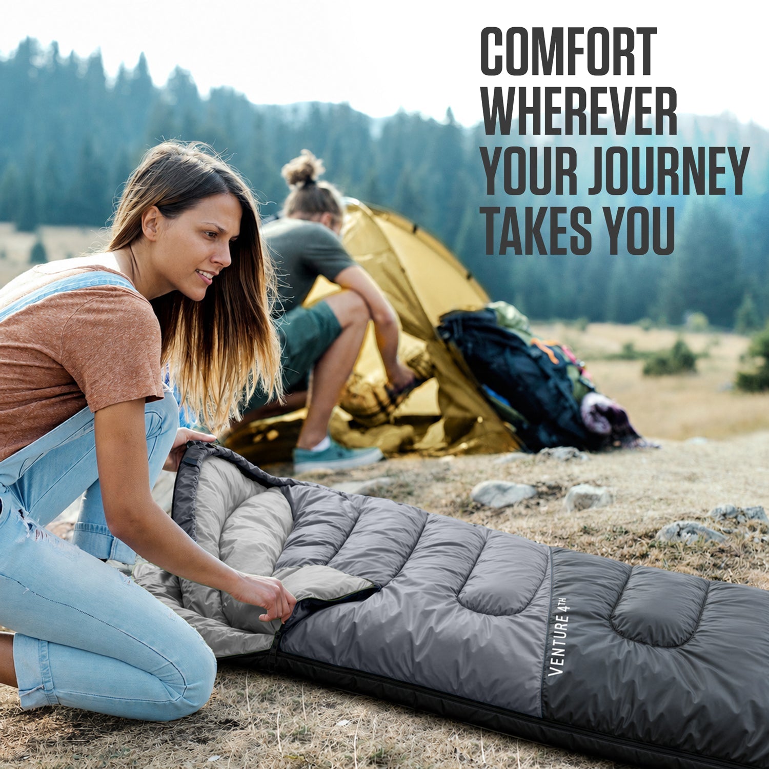 VENTURE 4TH 3-Season Sleeping Bag - Niksstuff