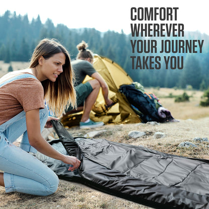 VENTURE 4TH Summer Sleeping Bag | 40–70°F | 29.5"x86.6" | Lightweight 2.7 lbs | 6 Colors - Niksstuff