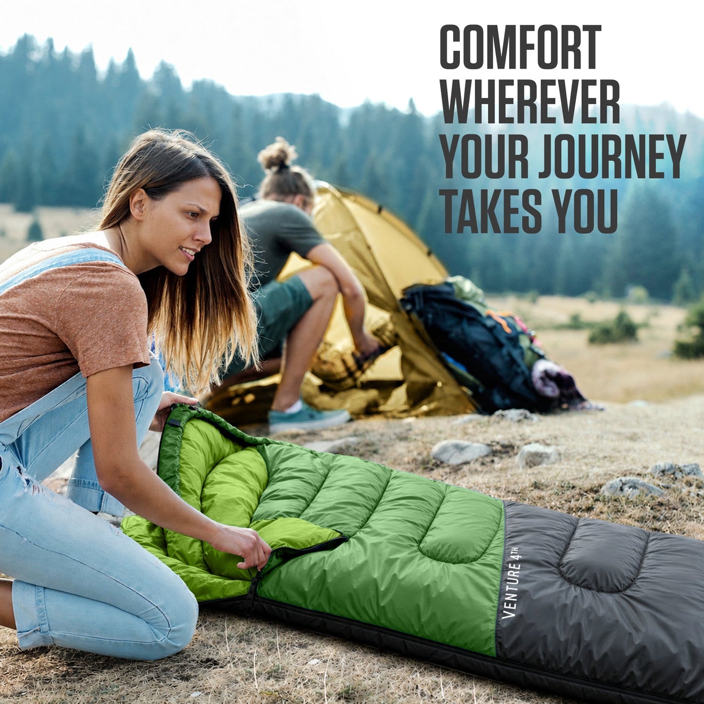 VENTURE 4TH 3-Season Sleeping Bag - Niksstuff