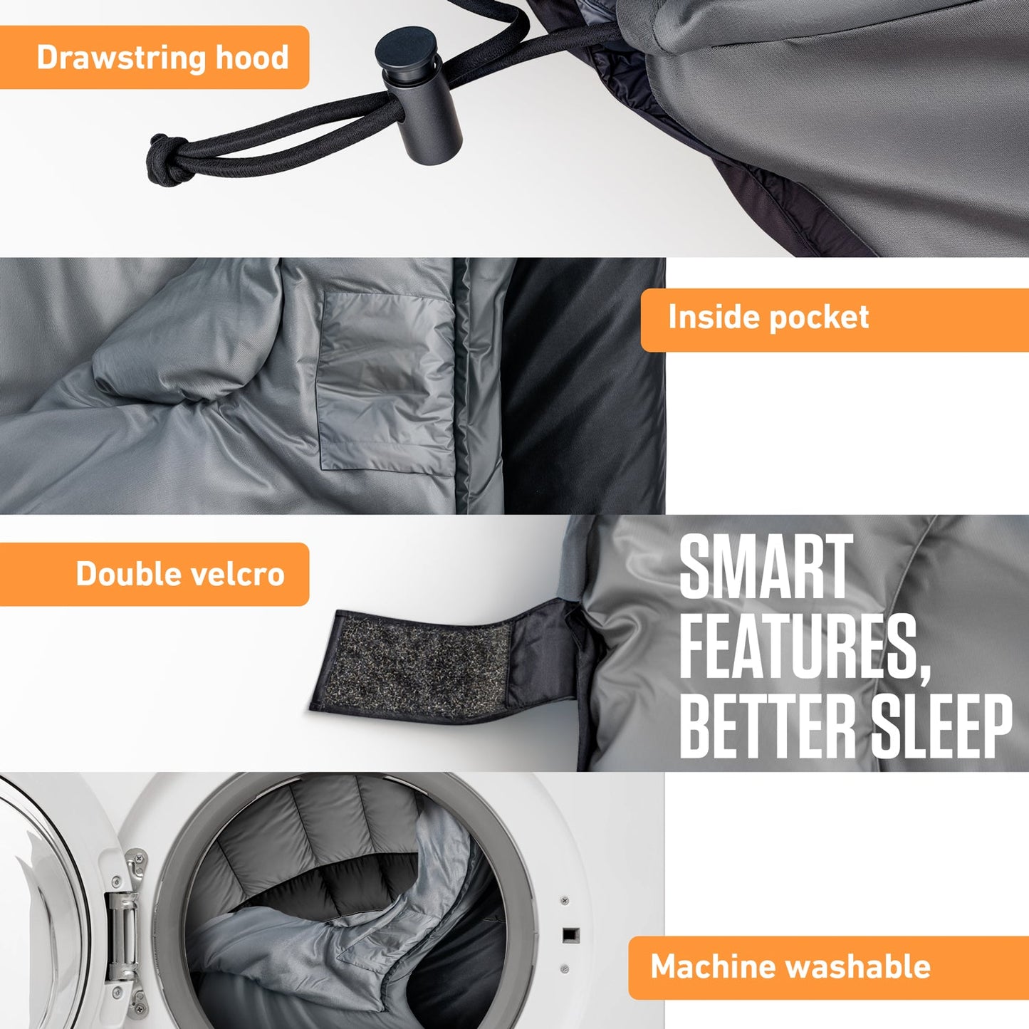 VENTURE 4TH Summer Sleeping Bag | 40–70°F | 29.5"x86.6" | Lightweight 2.7 lbs | 6 Colors - Niksstuff