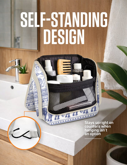 VENTURE 4TH Hanging Travel Toiletry Bag | TSA Compliant | 18 Colors & Designs - Niksstuff