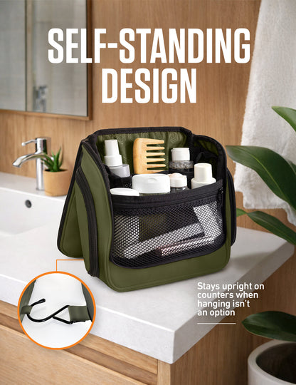 VENTURE 4TH Hanging Travel Toiletry Bag | TSA Compliant | 18 Colors & Designs - Niksstuff