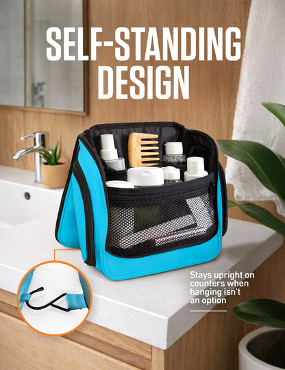 VENTURE 4TH Hanging Travel Toiletry Bag | TSA Compliant | 18 Colors & Designs - Niksstuff