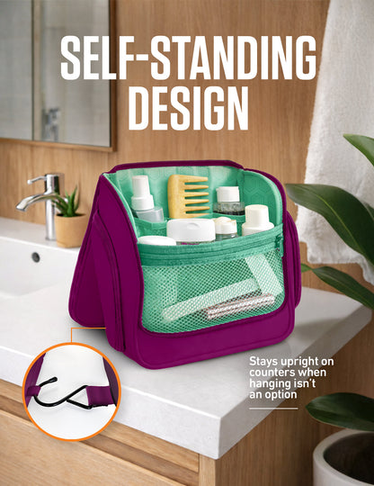 VENTURE 4TH Hanging Travel Toiletry Bag | TSA Compliant | 18 Colors & Designs - Niksstuff