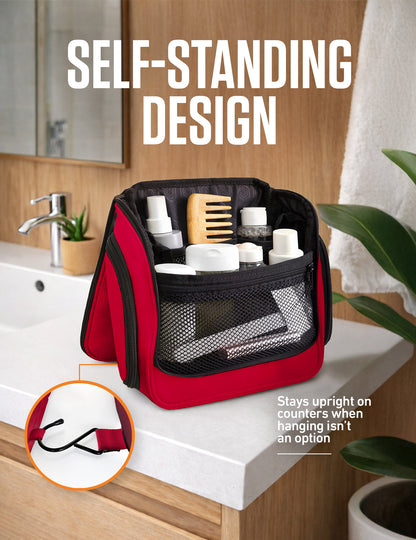 VENTURE 4TH Hanging Travel Toiletry Bag | TSA Compliant | 18 Colors & Designs - Niksstuff