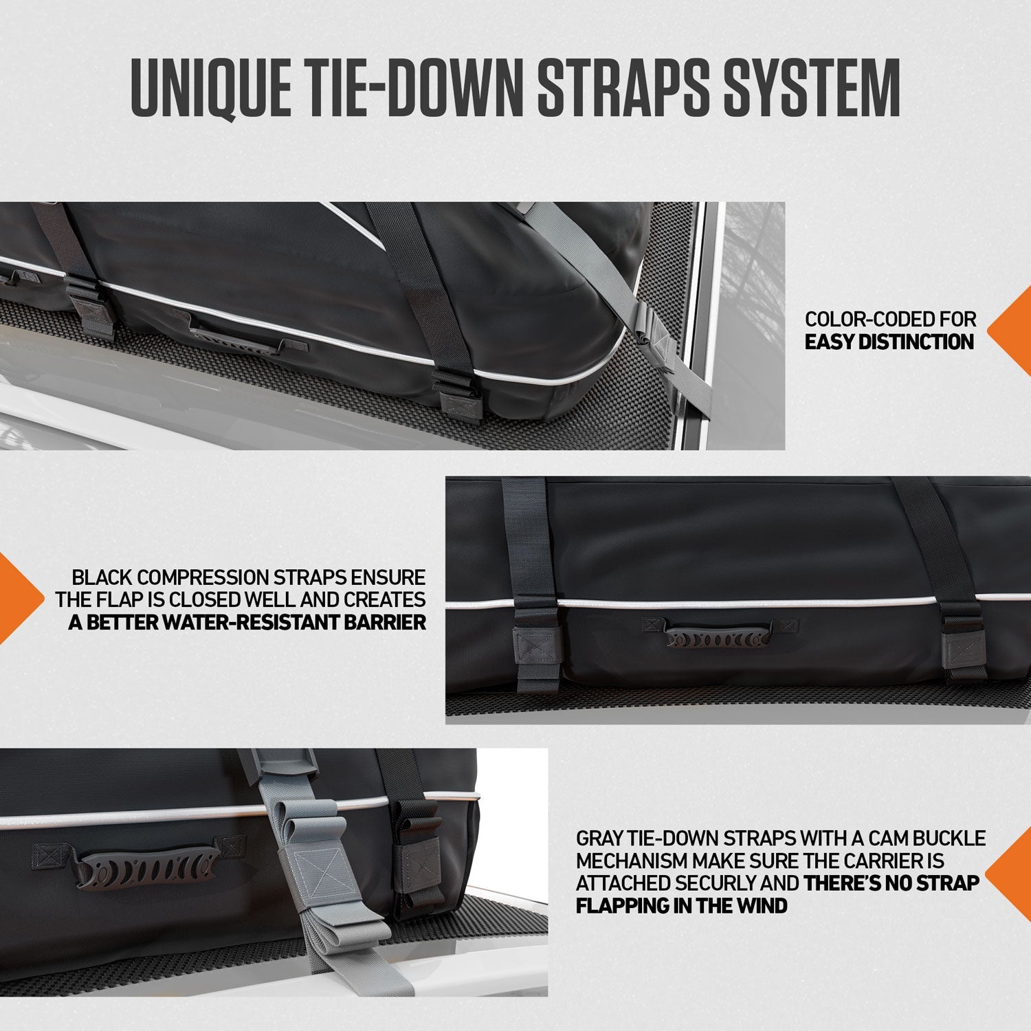 VENTURE 4TH Rooftop Cargo Carrier Bag — 21 Cu Ft Waterproof - Niksstuff