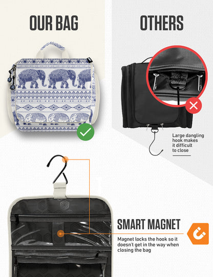 VENTURE 4TH Hanging Travel Toiletry Bag | TSA Compliant | 18 Colors & Designs - Niksstuff