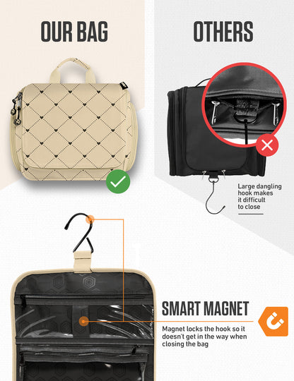 VENTURE 4TH Hanging Travel Toiletry Bag | TSA Compliant | 18 Colors & Designs - Niksstuff