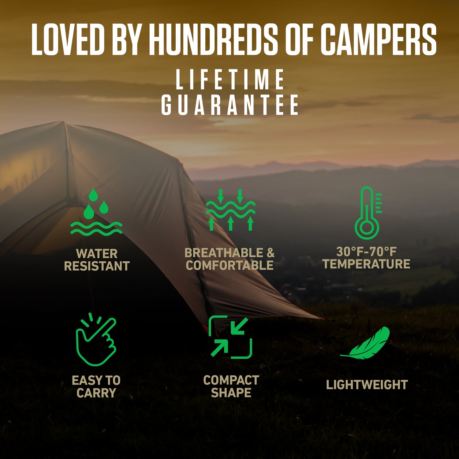 VENTURE 4TH 3-Season Sleeping Bag - Niksstuff