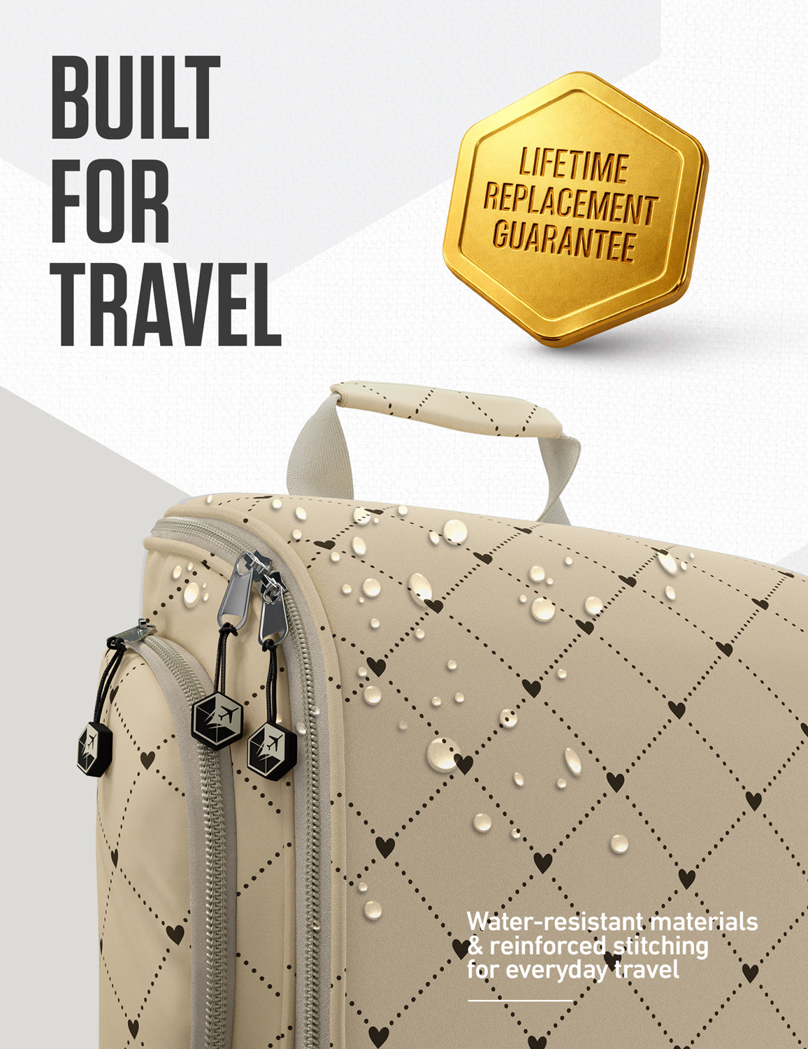 VENTURE 4TH Hanging Travel Toiletry Bag | TSA Compliant | 18 Colors & Designs - Niksstuff