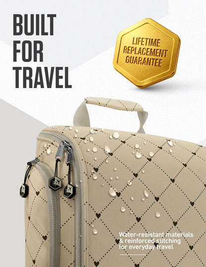 VENTURE 4TH Hanging Travel Toiletry Bag | TSA Compliant | 18 Colors & Designs - Niksstuff