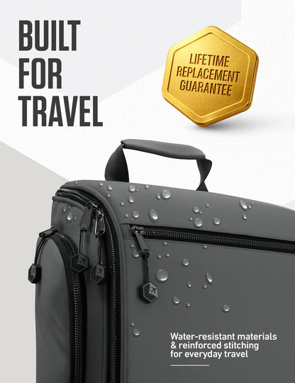 VENTURE 4TH Hanging Travel Toiletry Bag | TSA Compliant | 18 Colors & Designs - Niksstuff