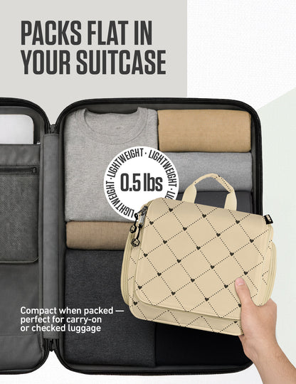 VENTURE 4TH Hanging Travel Toiletry Bag | TSA Compliant | 18 Colors & Designs - Niksstuff