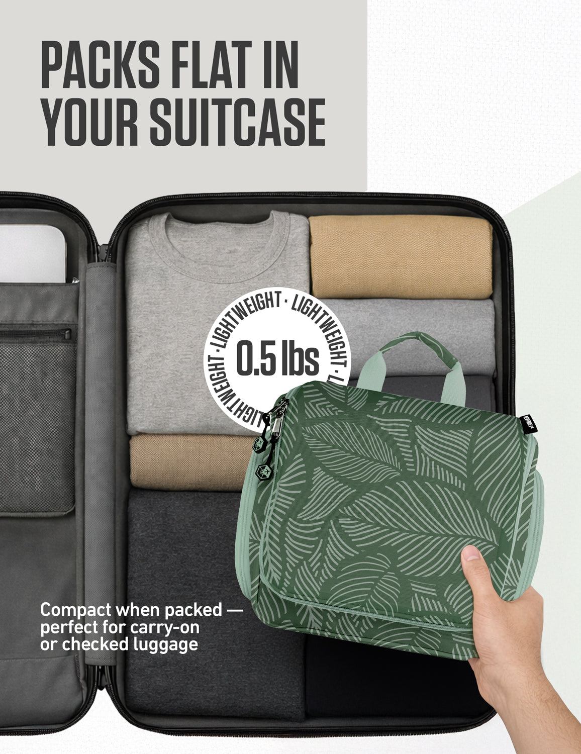 VENTURE 4TH Hanging Travel Toiletry Bag | TSA Compliant | 18 Colors & Designs - Niksstuff