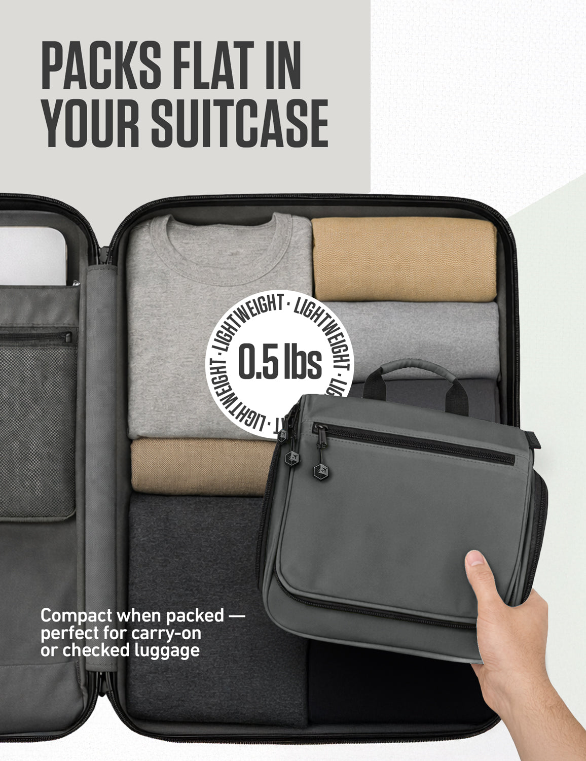 VENTURE 4TH Hanging Travel Toiletry Bag | TSA Compliant | 18 Colors & Designs - Niksstuff