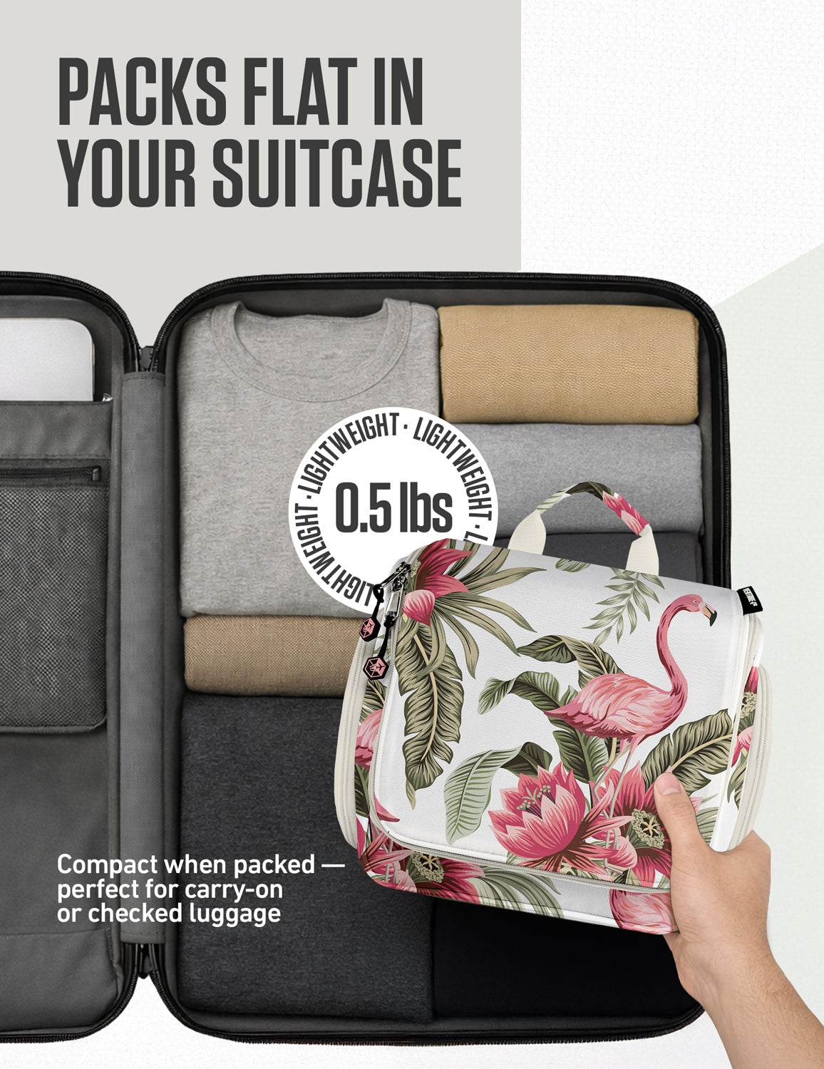 VENTURE 4TH Hanging Travel Toiletry Bag | TSA Compliant | 18 Colors & Designs - Niksstuff