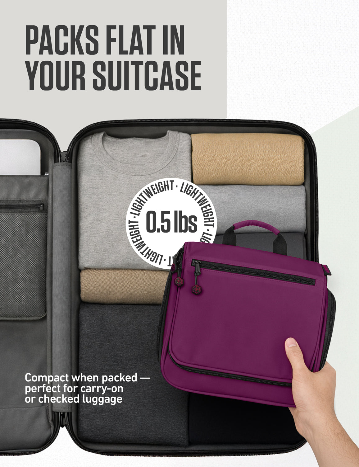 VENTURE 4TH Hanging Travel Toiletry Bag | TSA Compliant | 18 Colors & Designs - Niksstuff