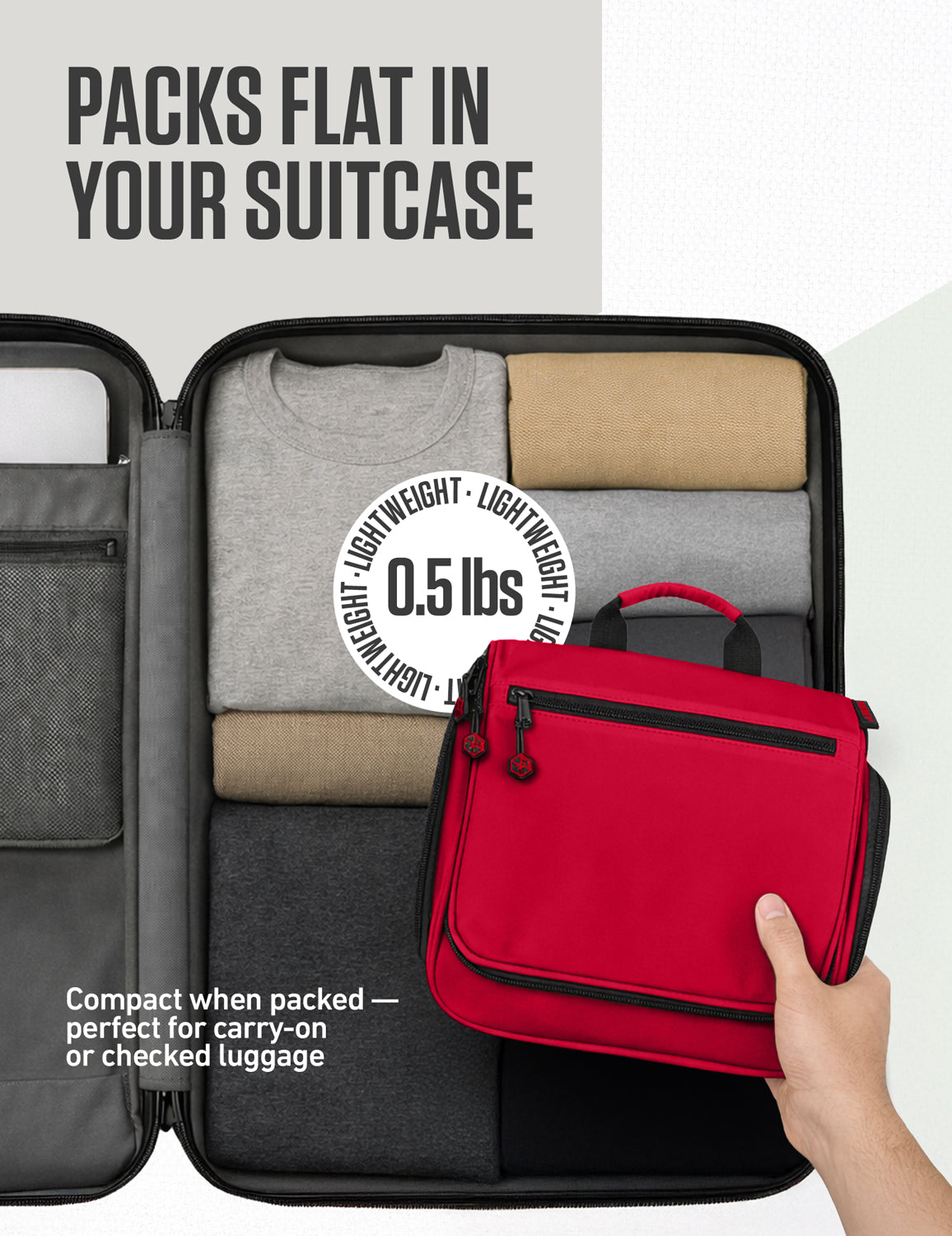 VENTURE 4TH Hanging Travel Toiletry Bag | TSA Compliant | 18 Colors & Designs - Niksstuff