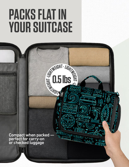 VENTURE 4TH Hanging Travel Toiletry Bag | TSA Compliant | 18 Colors & Designs - Niksstuff