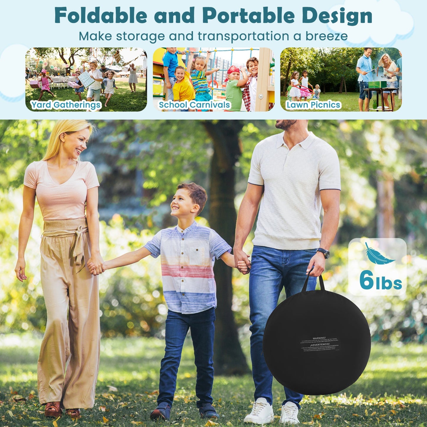 Large Dart Board for Kids with 4 Kick Balls | Portable Outdoor Game - Niksstuff