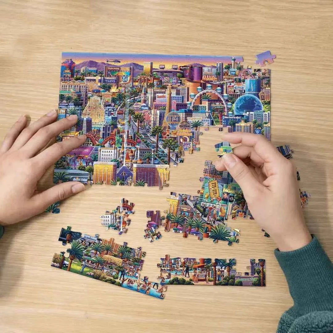 Las Vegas Strip 210 Piece Jigsaw Puzzle | Ages 5+