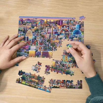 Las Vegas Strip 210 Piece Jigsaw Puzzle | Ages 5+