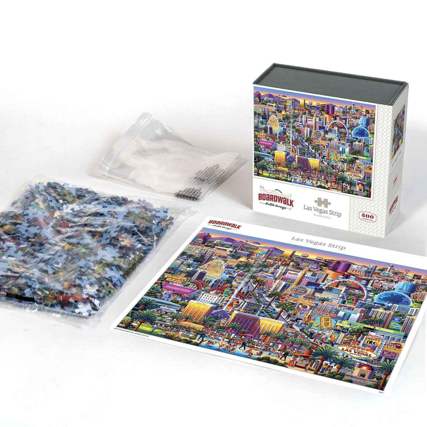 Las Vegas Strip 500 Piece Jigsaw Puzzle | Made in USA