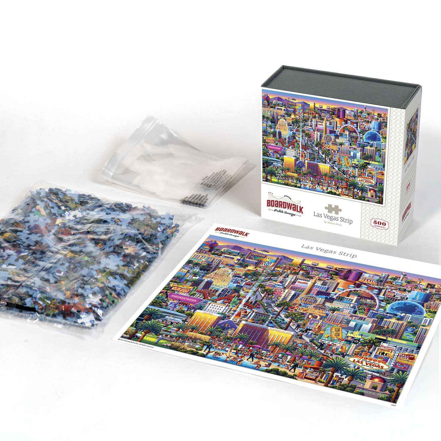 Las Vegas Strip 500 Piece Jigsaw Puzzle | Made in USA