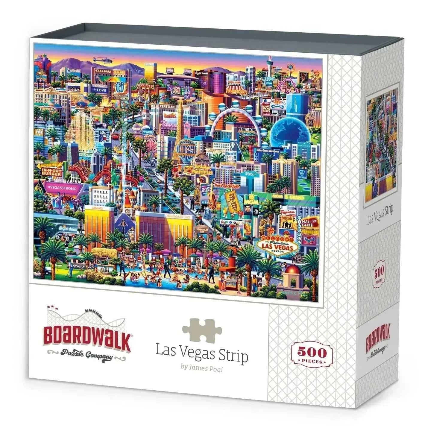 Las Vegas Strip 500 Piece Jigsaw Puzzle | Made in USA