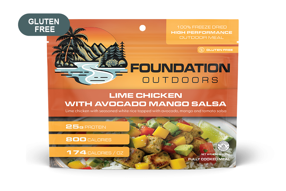 Foundation Outdoors Freeze Dried Lime Chicken & Mango Salsa Meal