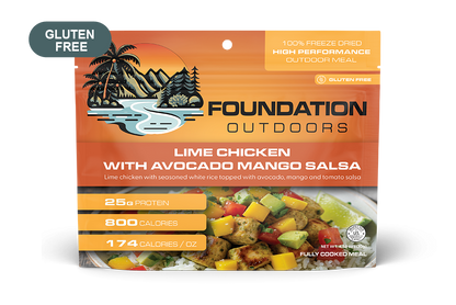 Foundation Outdoors Freeze Dried Lime Chicken & Mango Salsa Meal