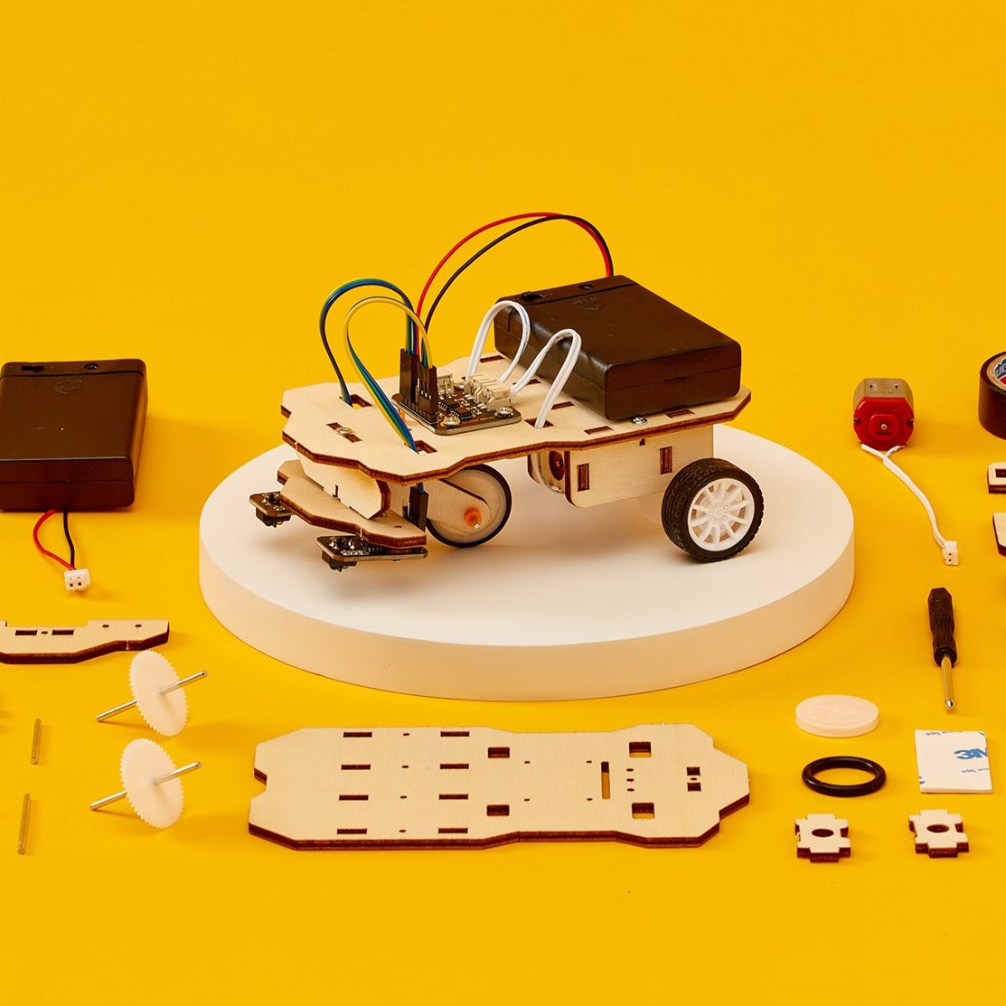 Line Follower Robot DIY Kit | Autonomous Robotics STEM Toy Ages 10+ - Niksstuff