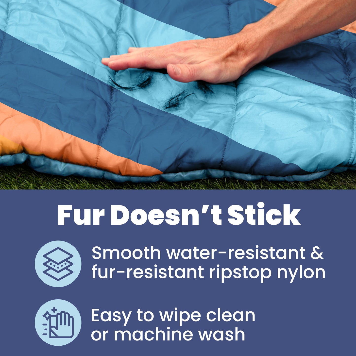 Rubyloo Travel Dog Bed | Foldable & Packable | Ripstop Nylon | Small, Medium or Large