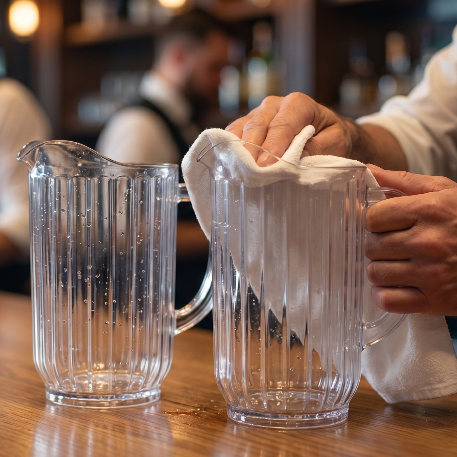 Barcelona Acrylic Beer Pitcher | Set of 2 | 60oz Each | Shatterproof | Indoor & Outdoor | Khen Site - Niksstuff
