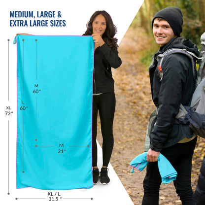VENTURE 4TH Quick-Dry Microfiber Travel Towel | 3 Sizes | 9 Colors - Niksstuff