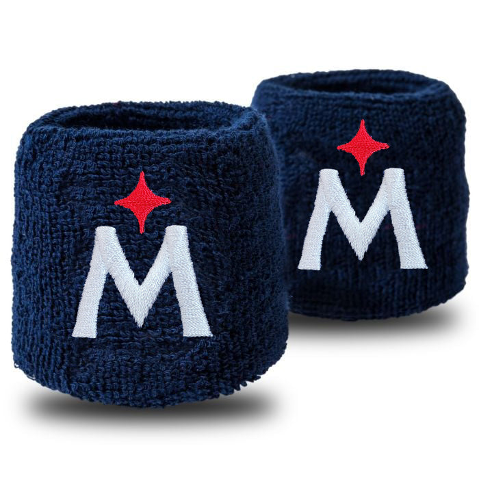 Franklin MLB 2.5" Wristbands | Official Team Logo | Terrycloth | One Size | 29 Teams - Niksstuff