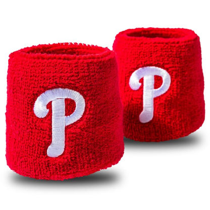 Franklin MLB 2.5" Wristbands | Official Team Logo | Terrycloth | One Size | 29 Teams - Niksstuff