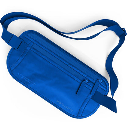 VENTURE 4TH RFID Blocking Travel Money Belt | Fits Up to 56" Waist | 8 Colors - Niksstuff